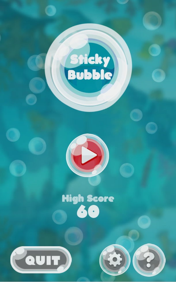 sticky bubble